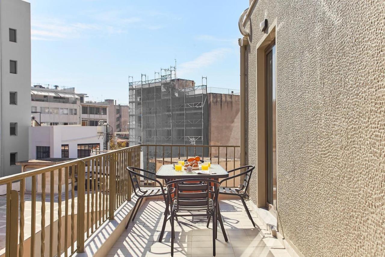Spacious Suite W. Huge Balcony + Acropolis View Ateny Zewnętrze zdjęcie